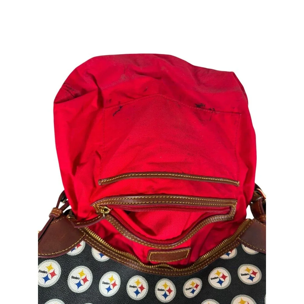 Dooney & Bourke Pittsburgh Steelers NFL Football Shoulder Hobo Bag Purse
